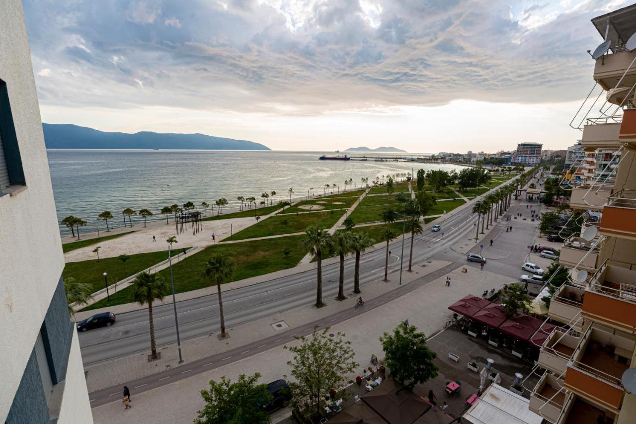Porta Apartament Vlorë Esterno foto