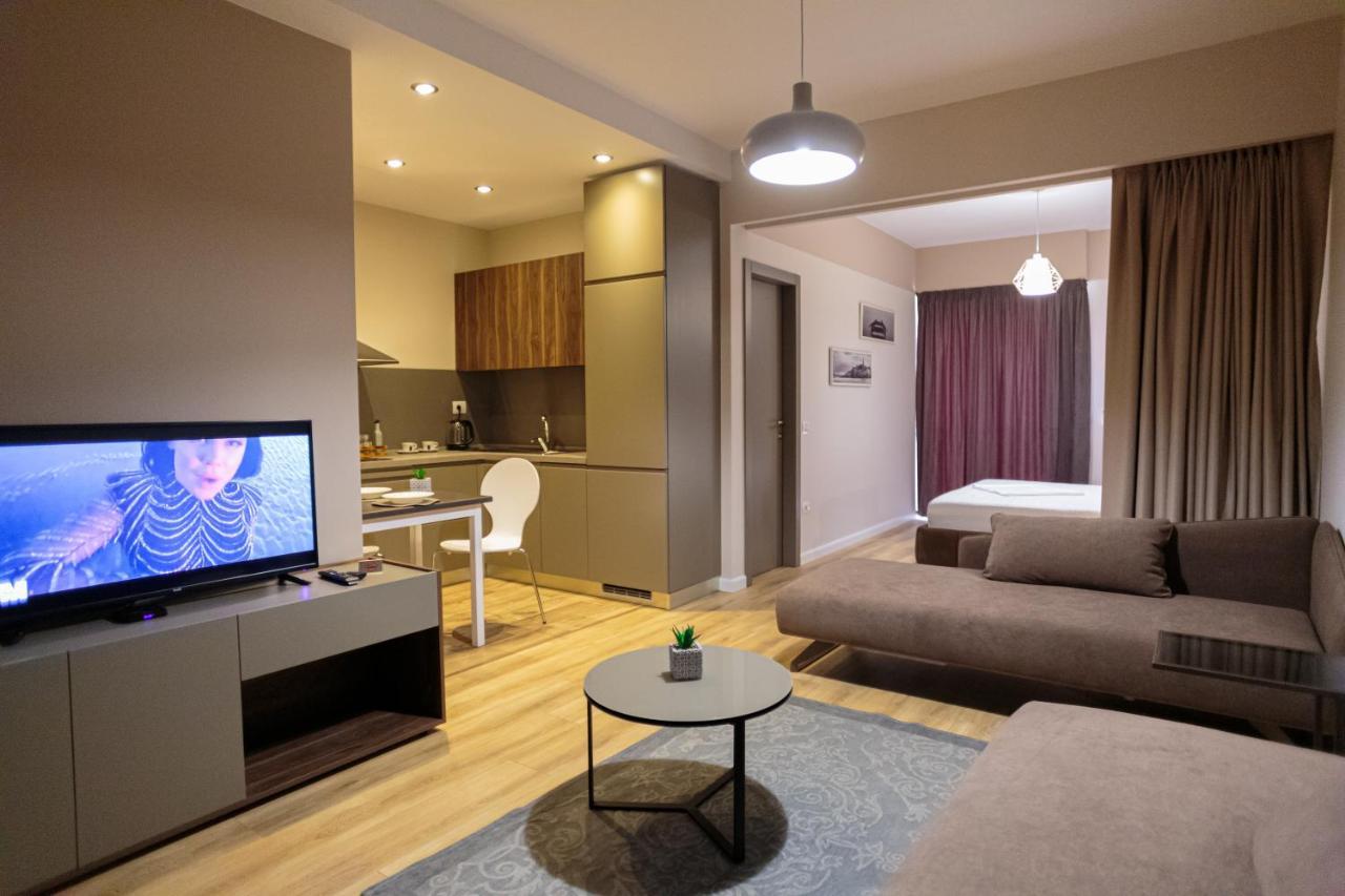 Porta Apartament Vlorë Esterno foto