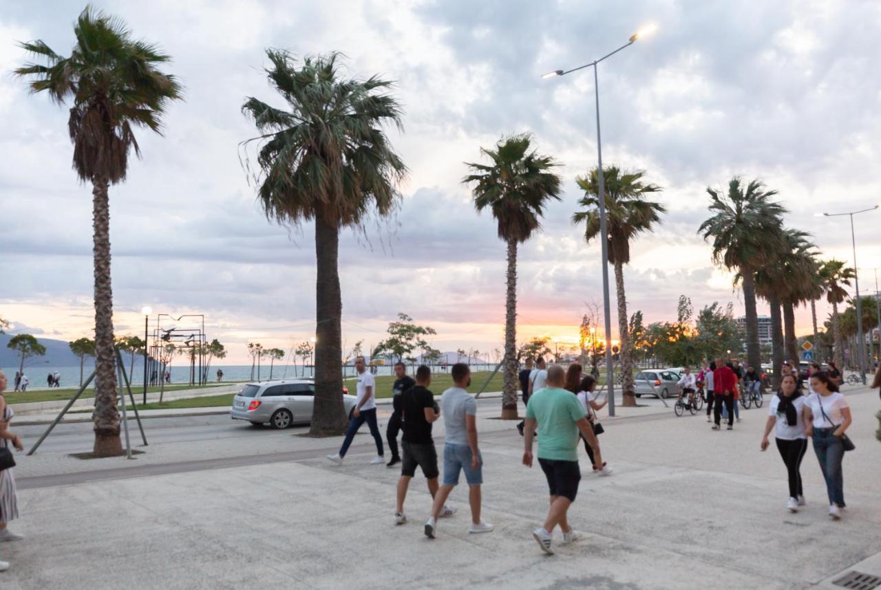 Porta Apartament Vlorë Esterno foto